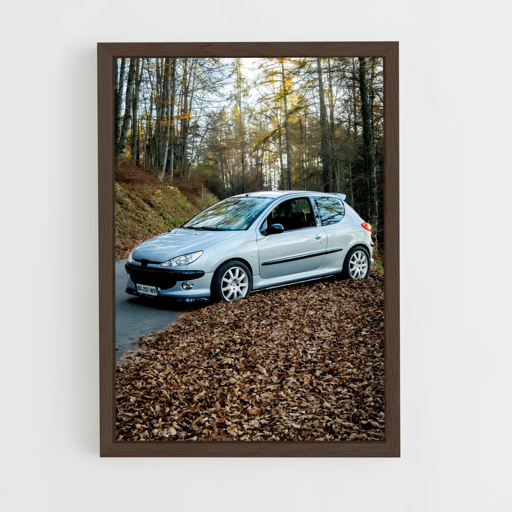 Poster Route Feuillue – affiche Peugeot (vue 5)